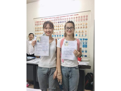 Học viên đã đậu lái xe siêu mượt