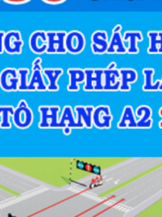 BỘ ĐỀ 450 CÂU HỎI THI BẰNG LÁI XE MÔTÔ A
